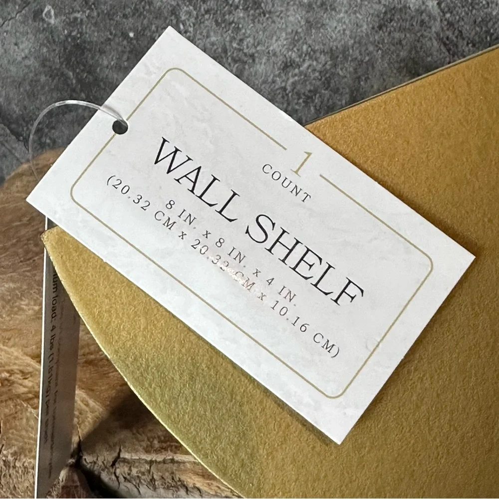 Target Dollarspot Gold Half Round Shelf